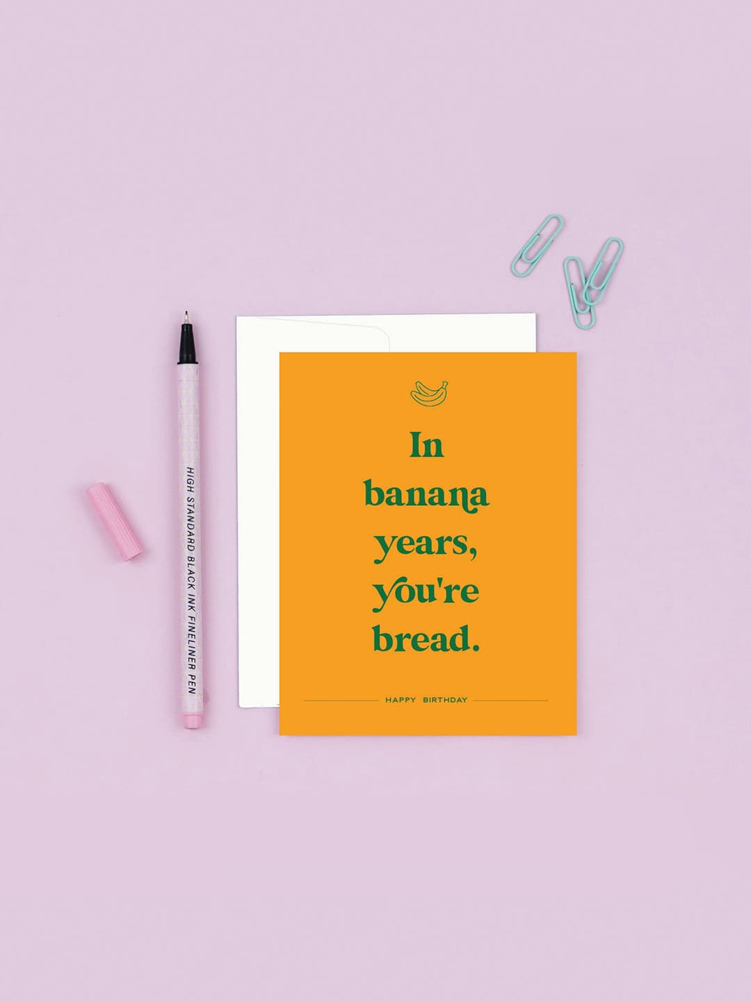 Banana Years Birthday Card
