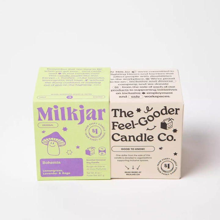 Milkjar bohmeia candle