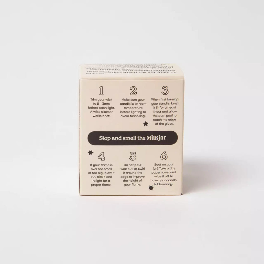 Milkjar bohmeia candle