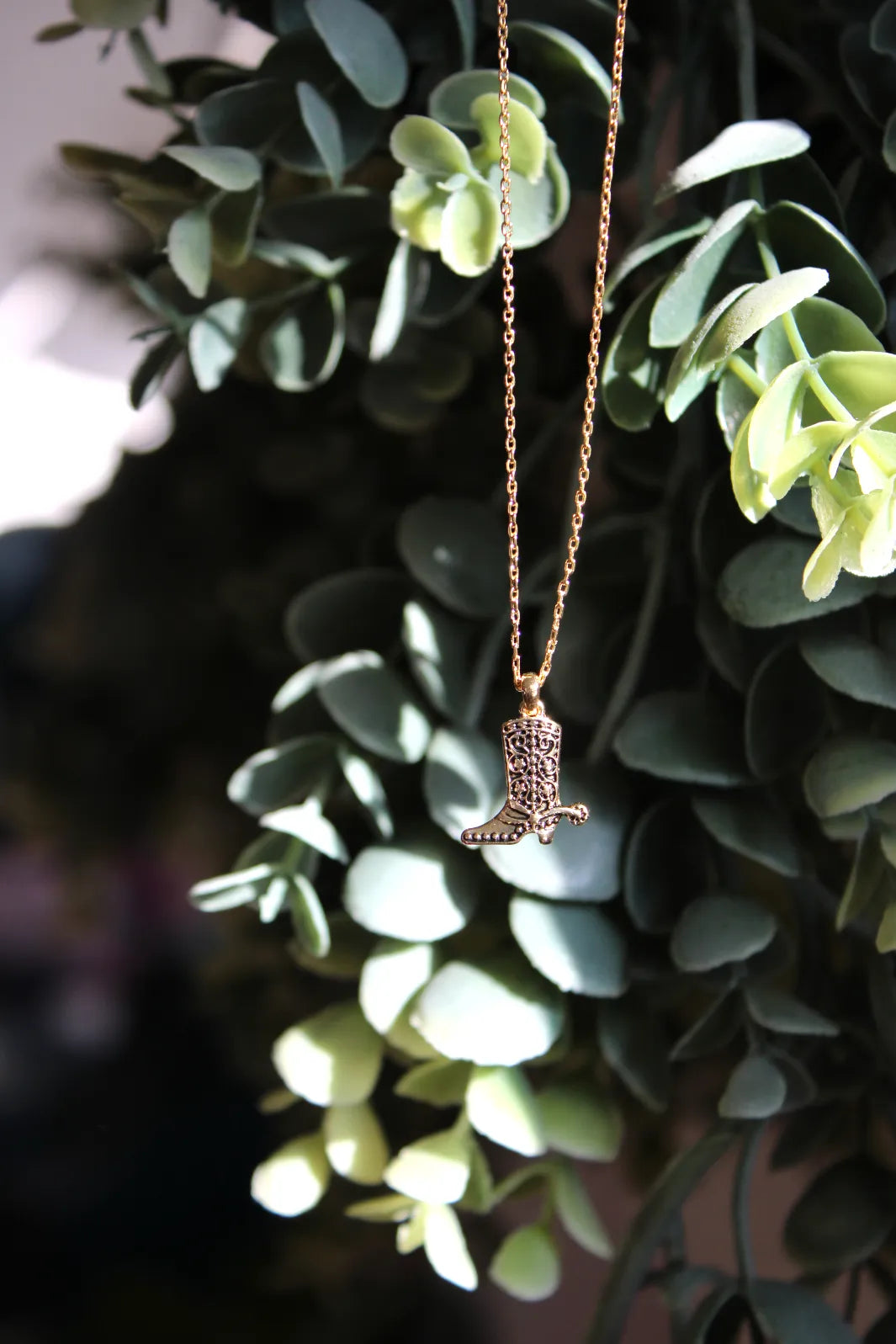 Cowboy Boot Necklace
