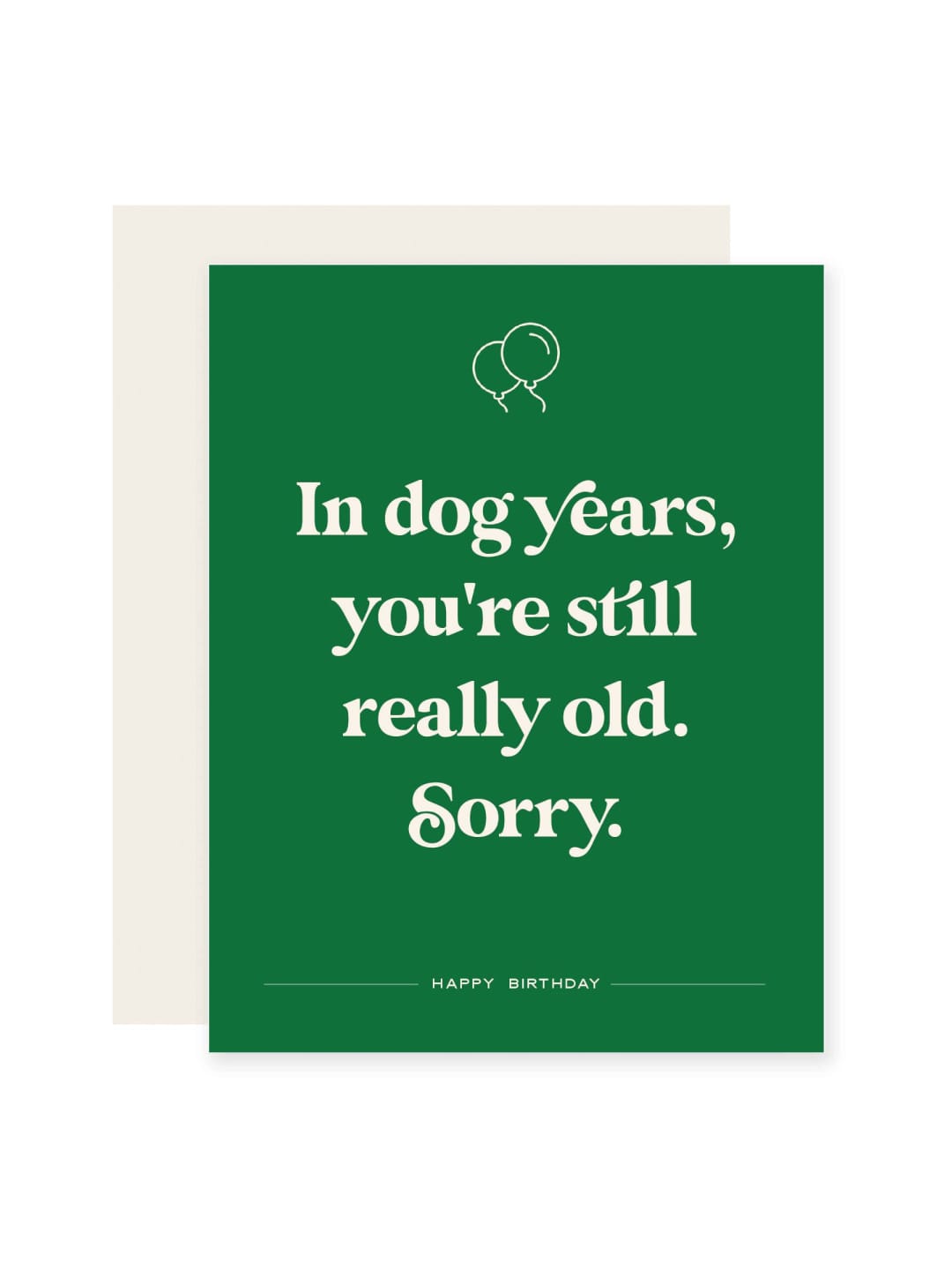 Dog Years Birthday Card