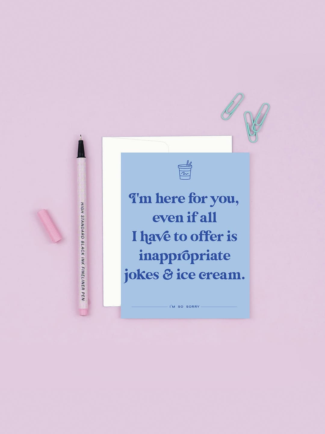 Inappropriate Jokes Sympathy Card