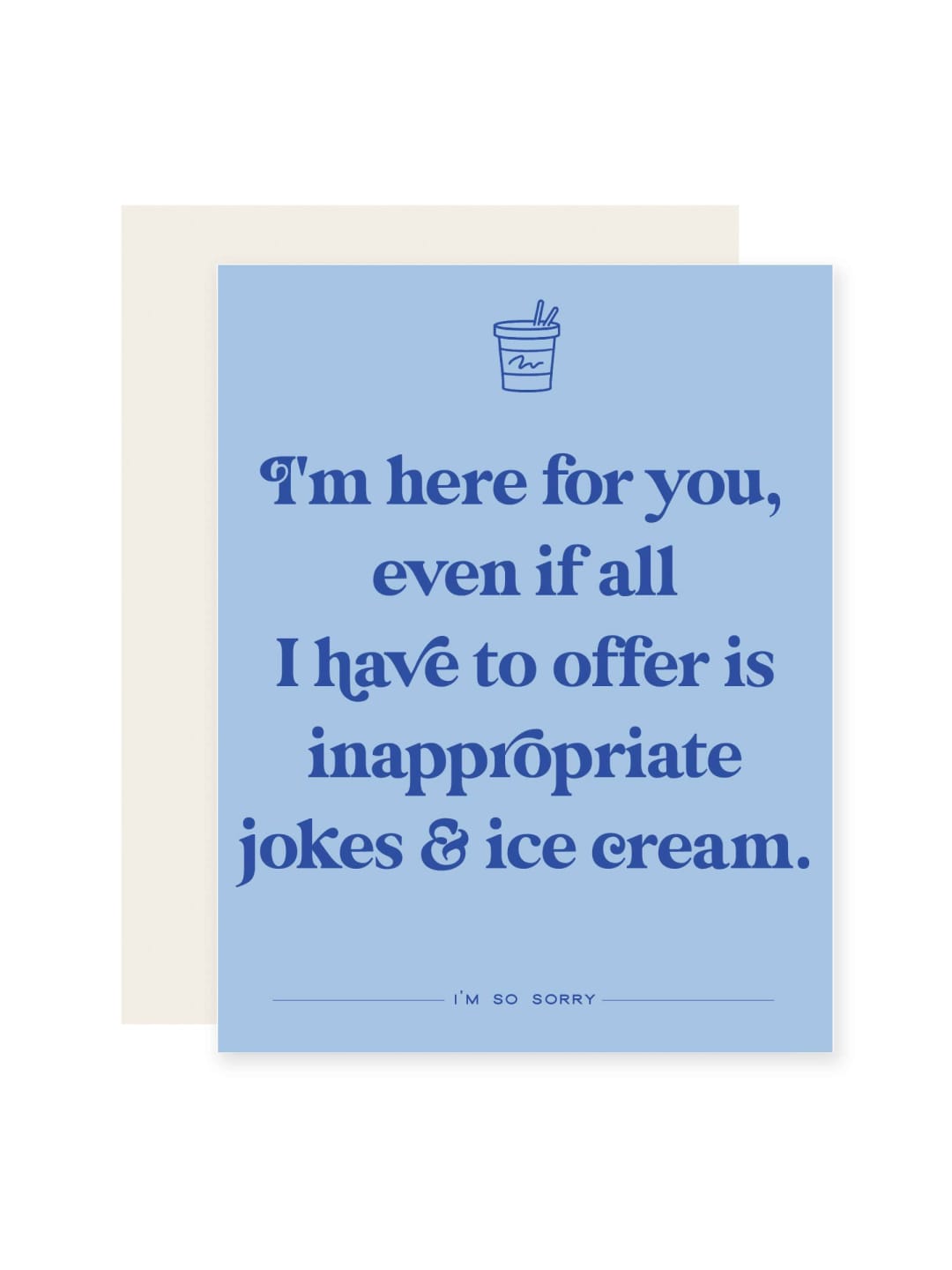 Inappropriate Jokes Sympathy Card