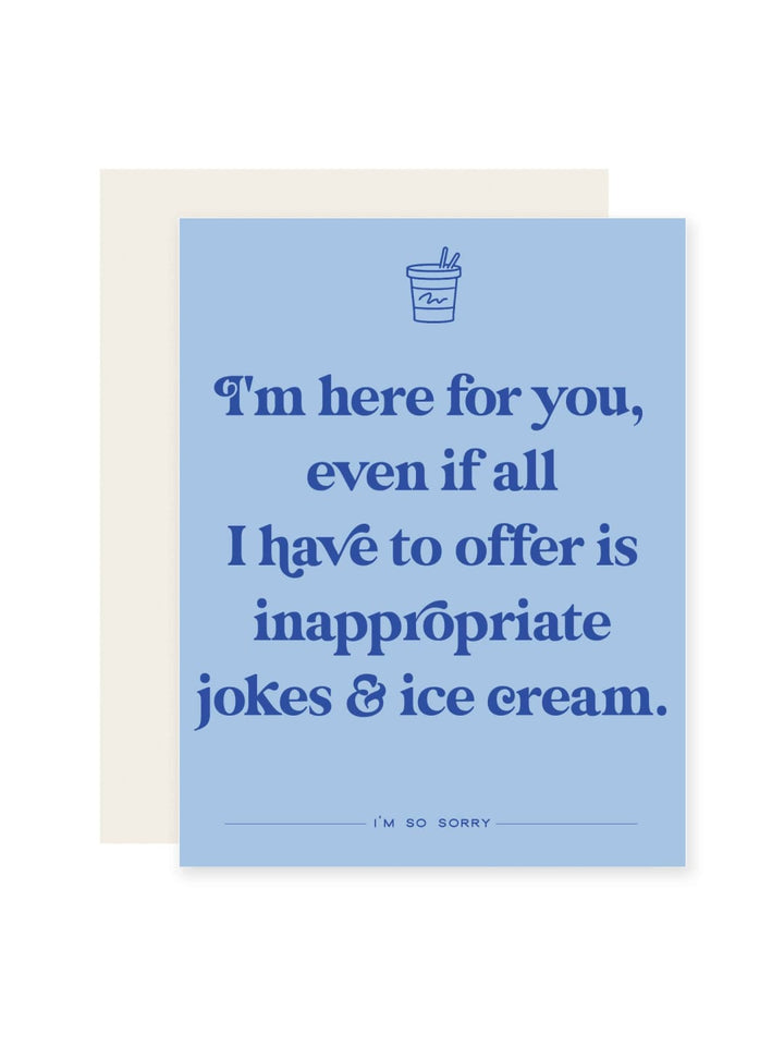 Inappropriate Jokes Sympathy Card