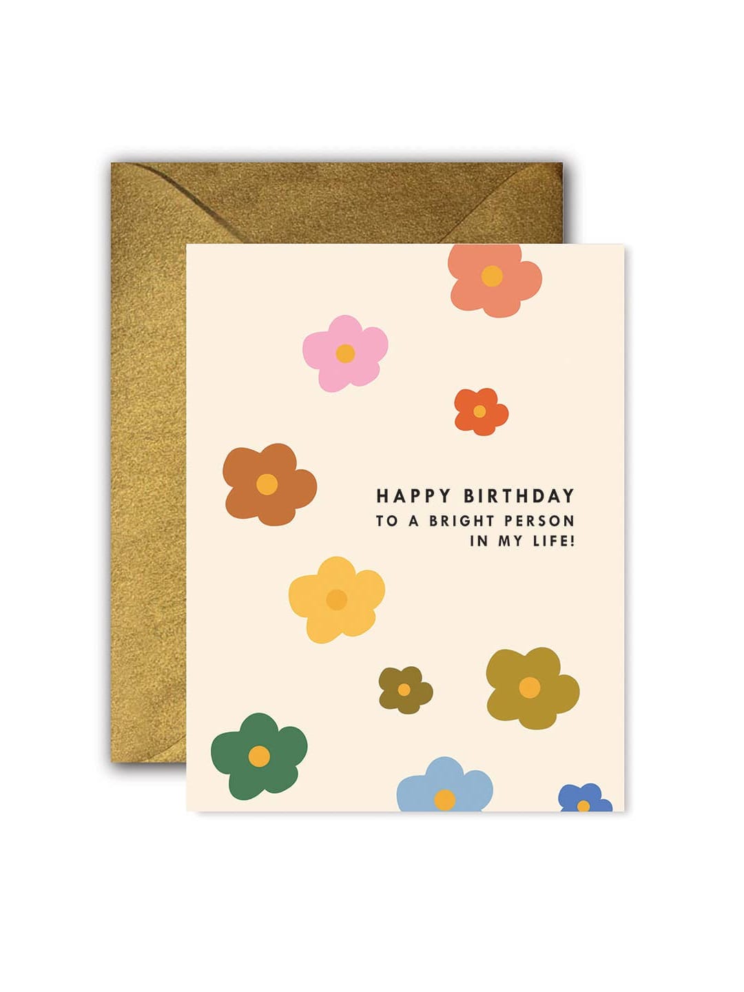 Mod Floral Bright Birthday Card