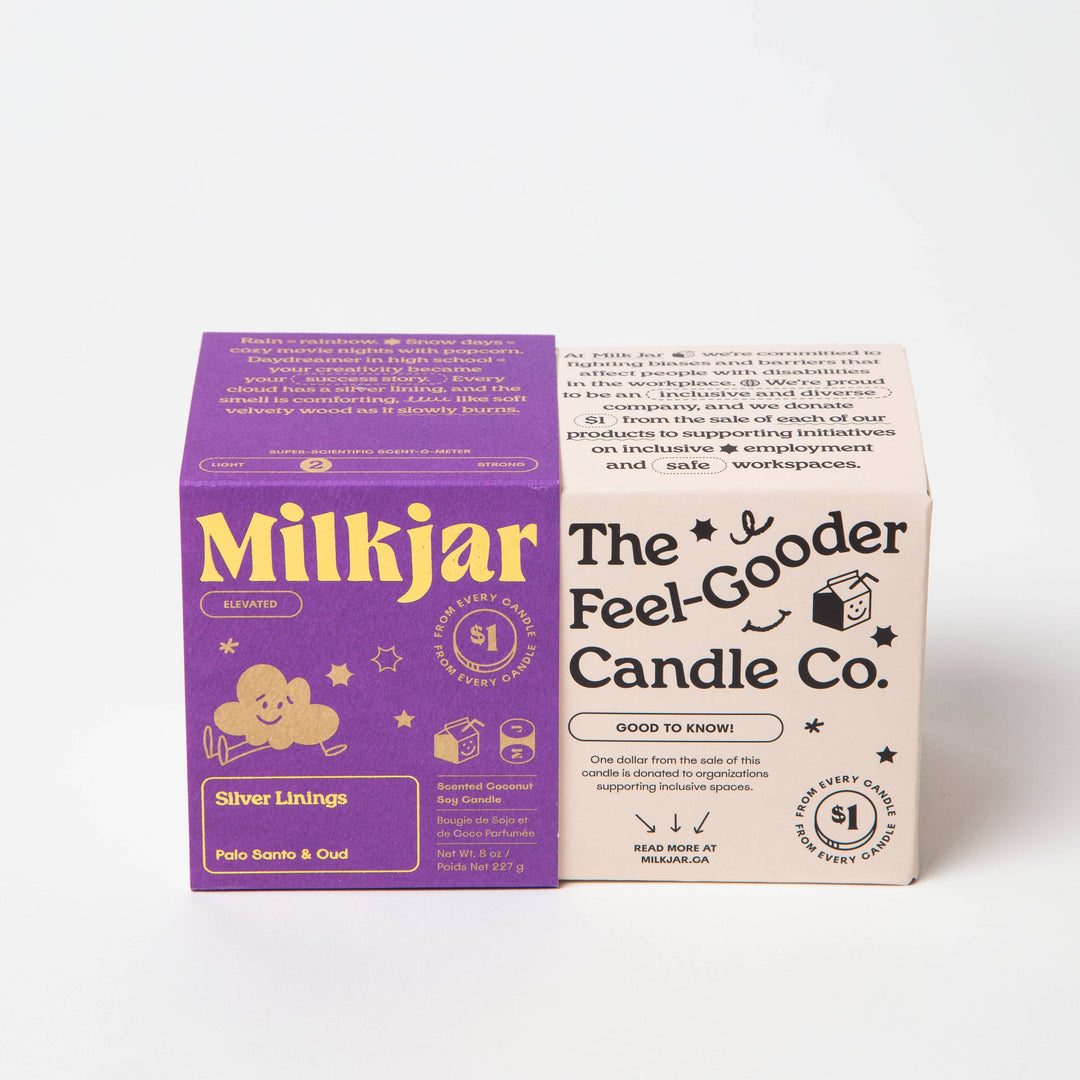 Silver Linings - Palo Santo & Oud Coconut Soy 8oz Candle