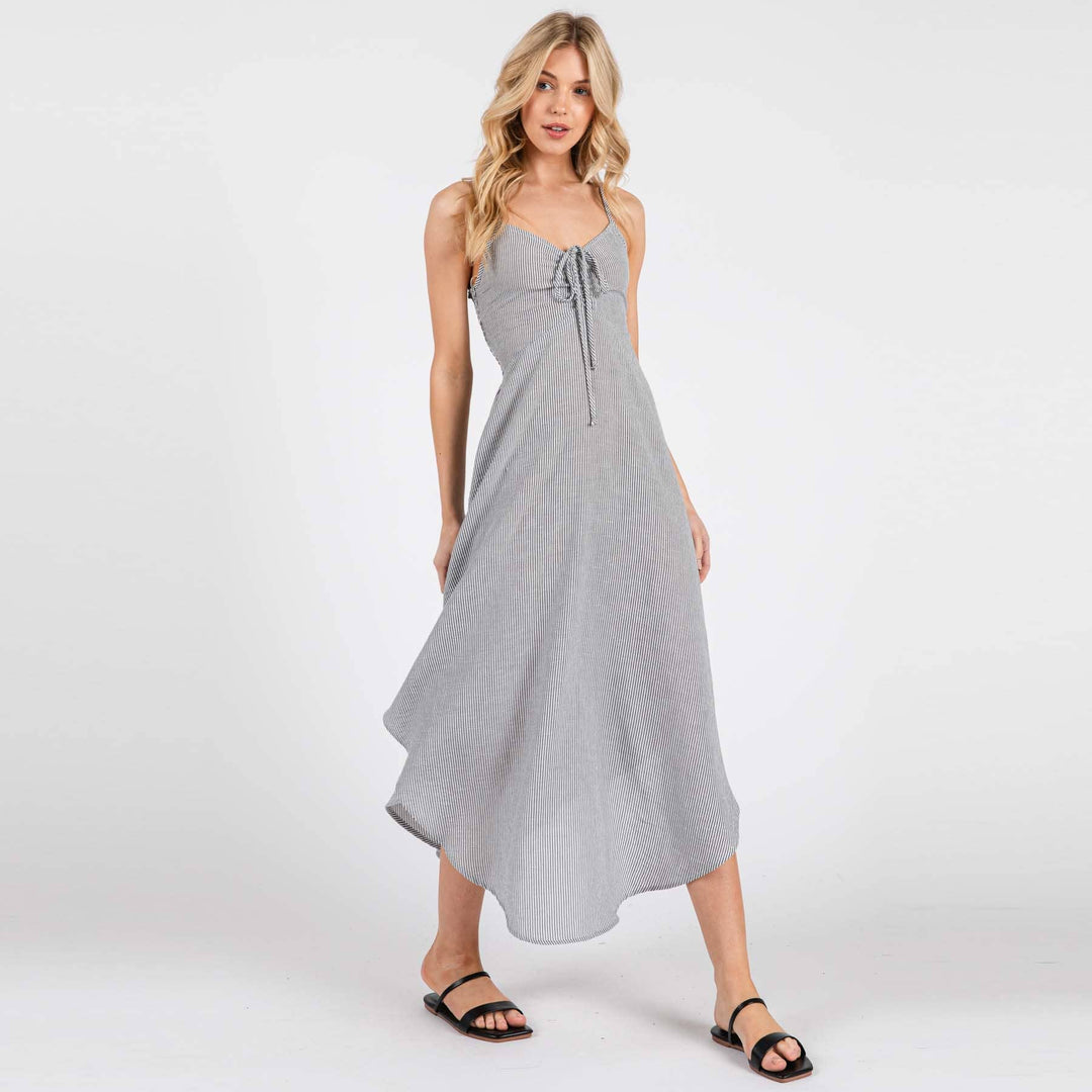 Casey Ruched Midi Dress