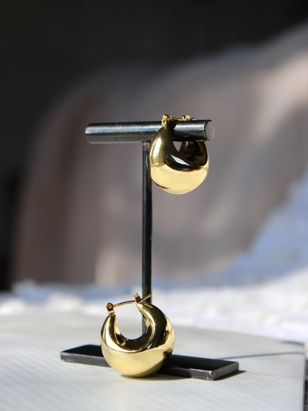 Chunky Hoop Earrings