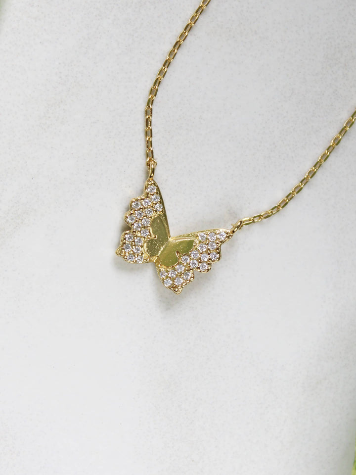 CZ Butterfly Necklace