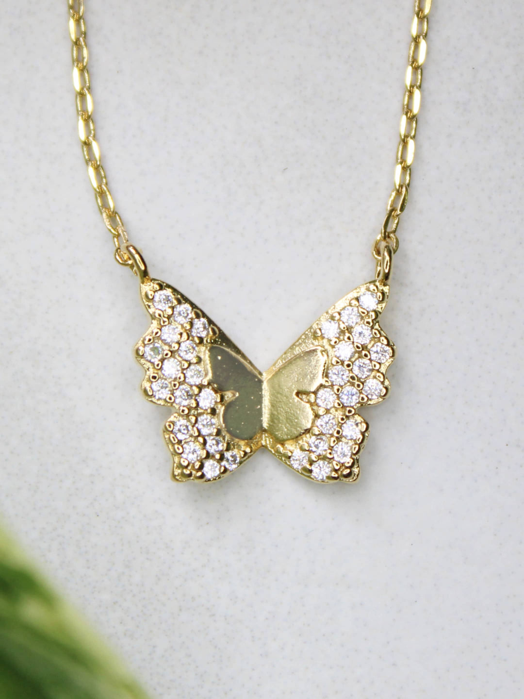 CZ Butterfly Necklace