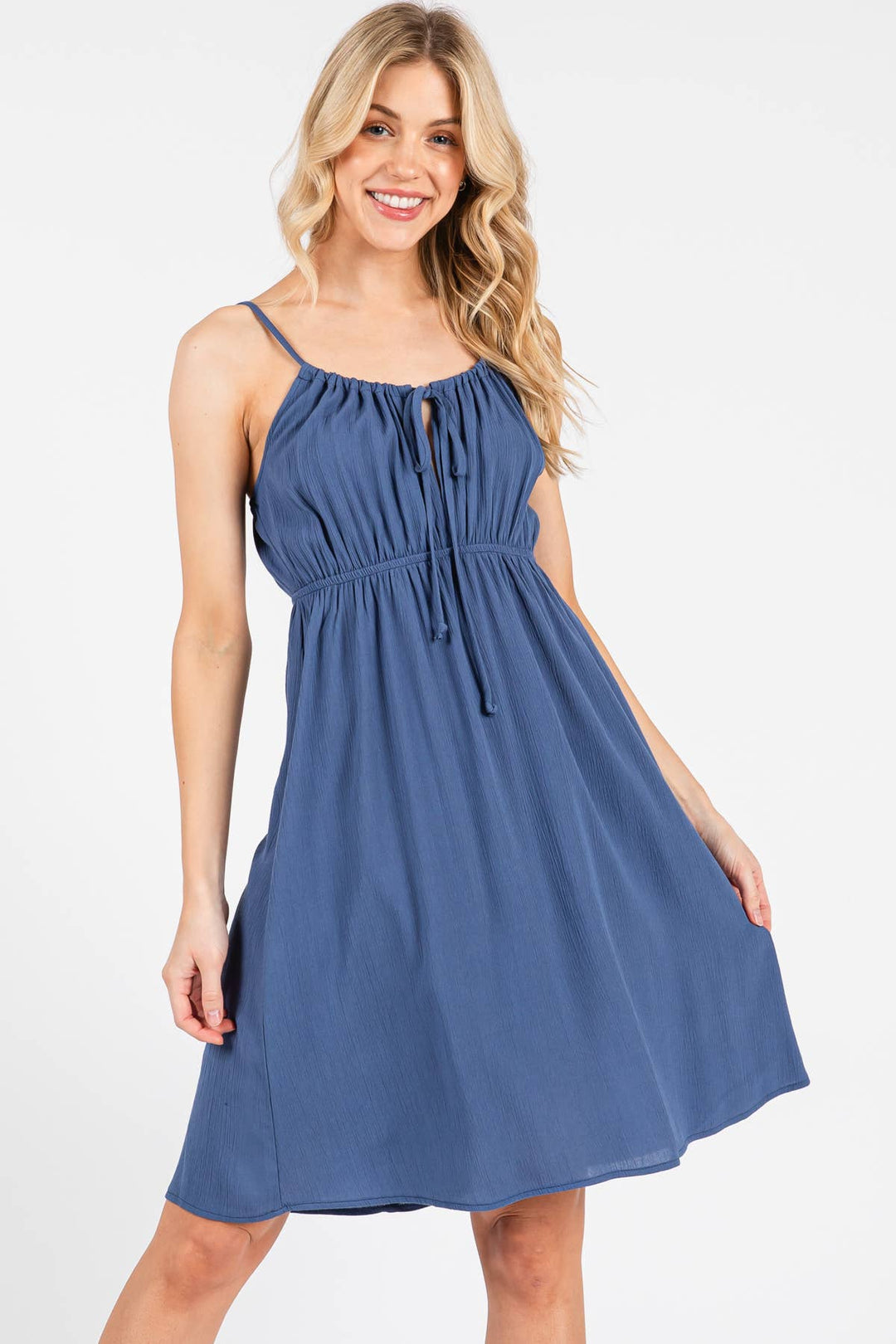 Leanne Tie Cami Mini Dress