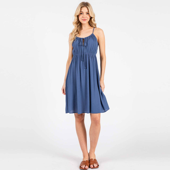 Leanne Tie Cami Mini Dress