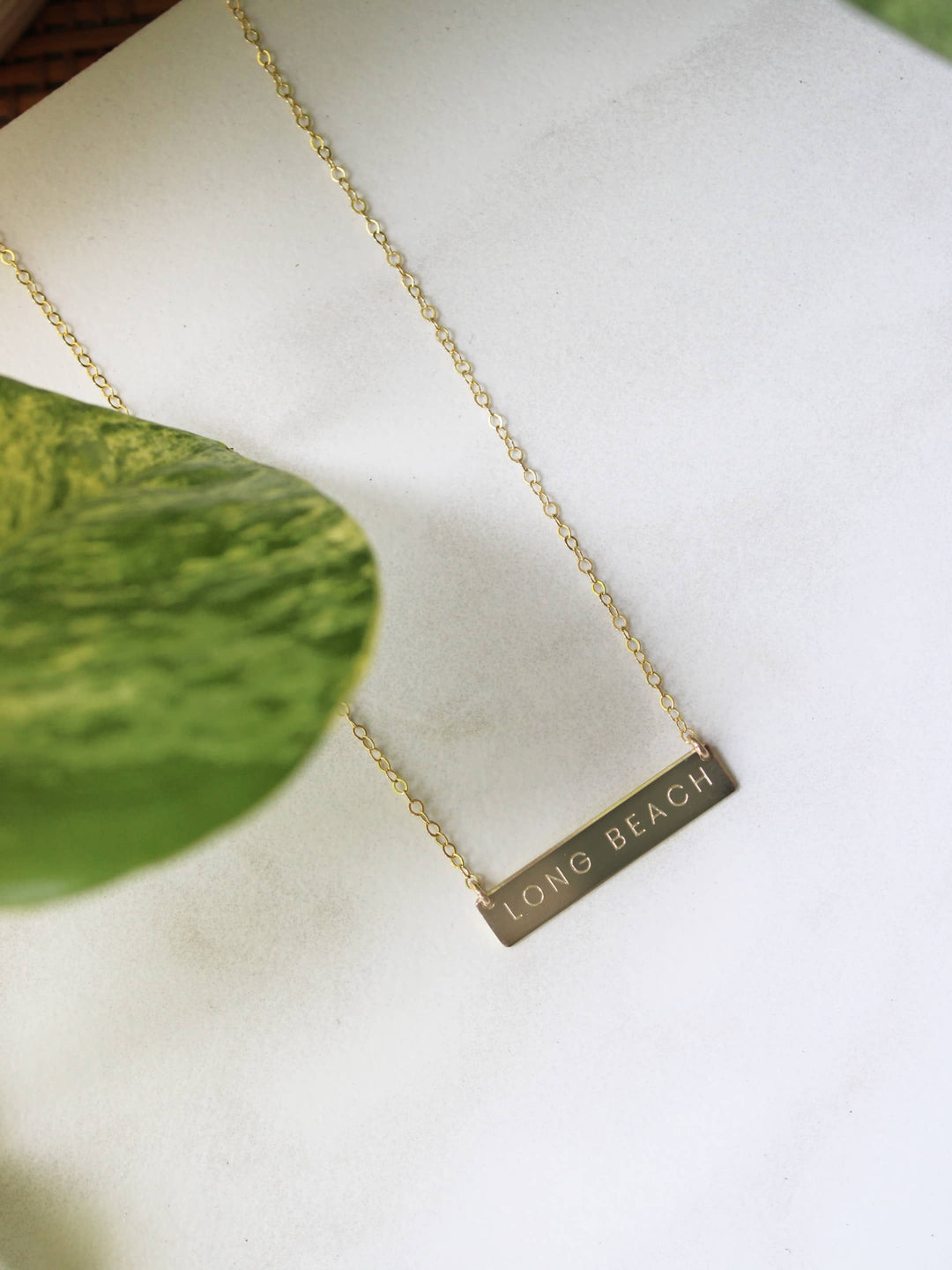 Long Beach Bar Necklace