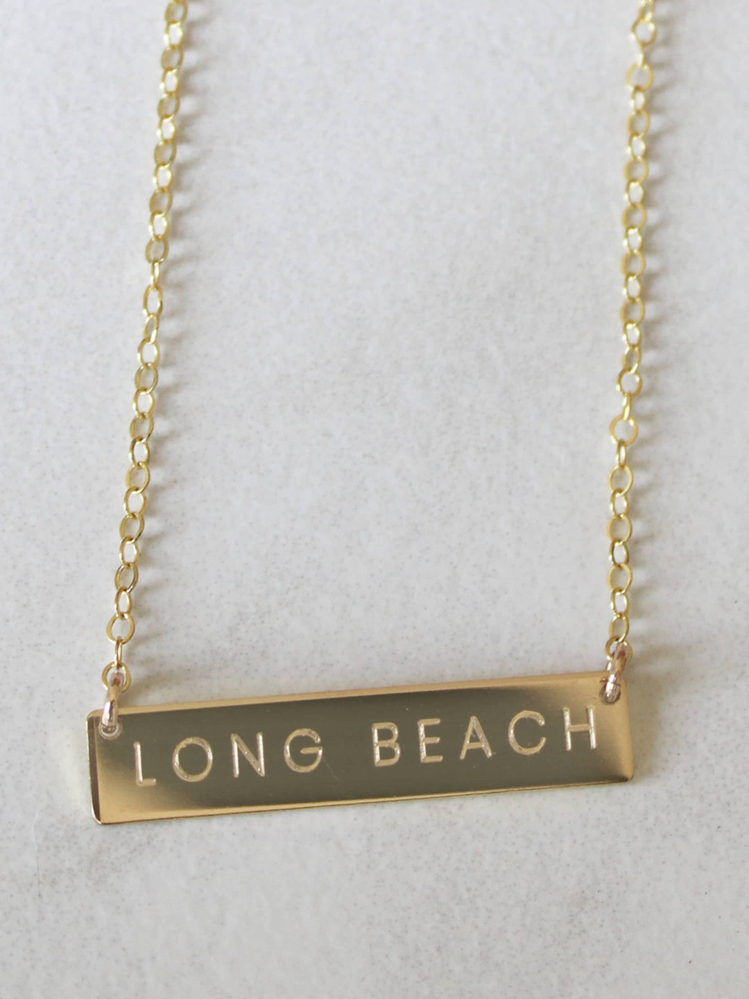 Long Beach Bar Necklace