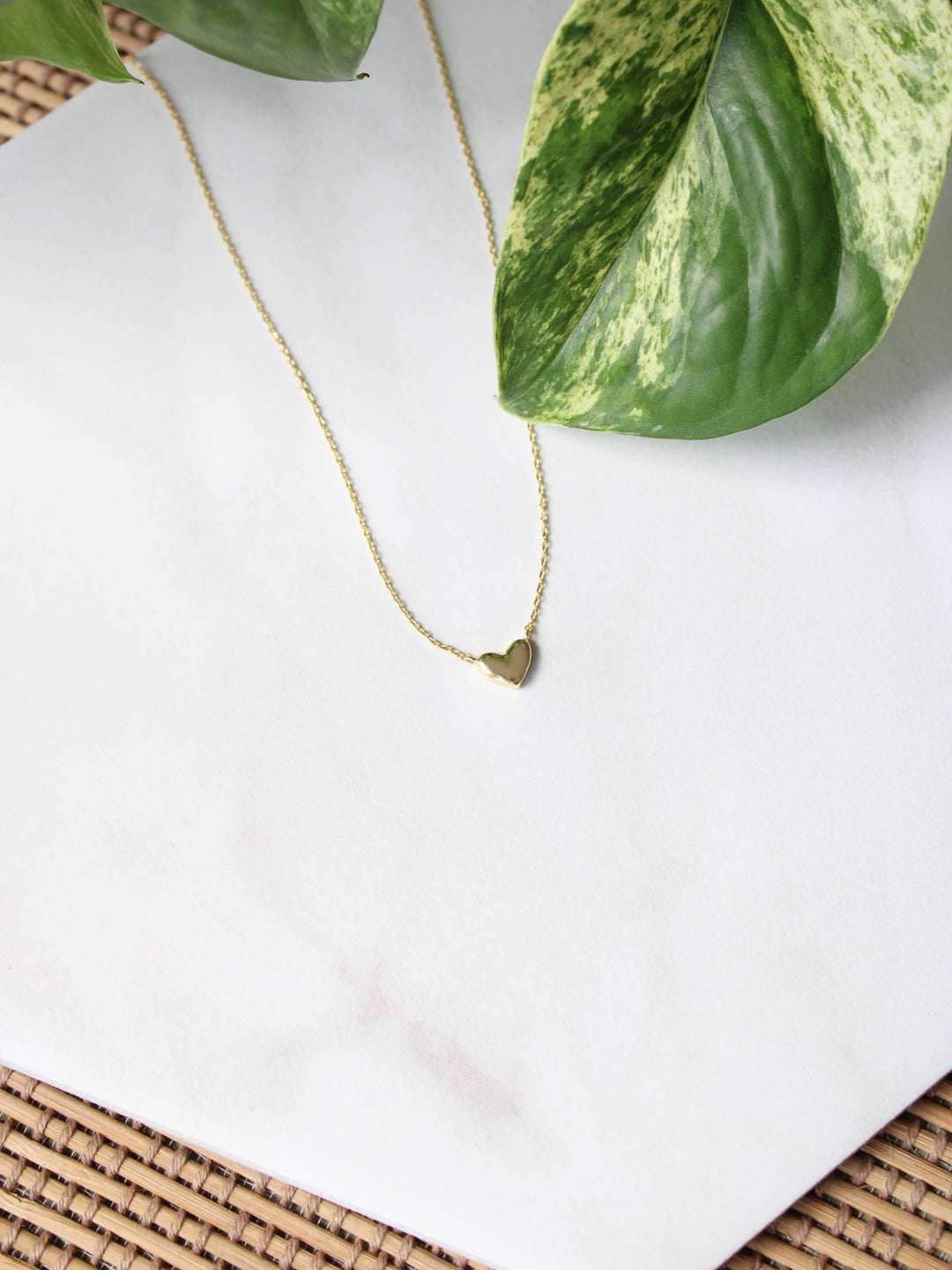 Mini Puffy Heart Necklace