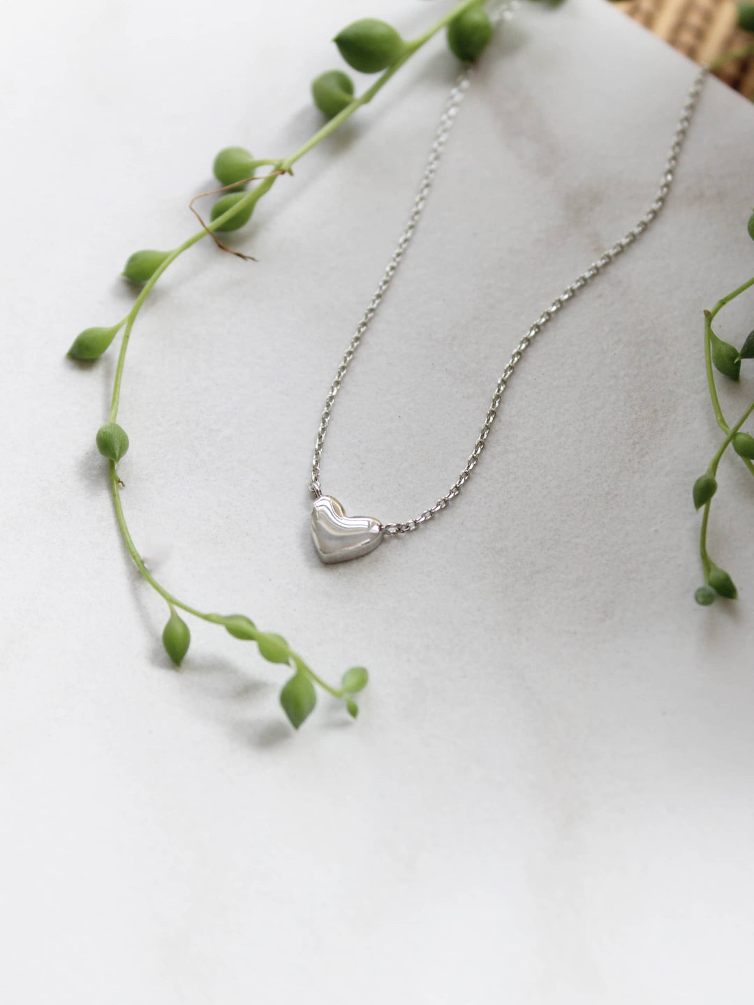 Mini Puffy Heart Necklace