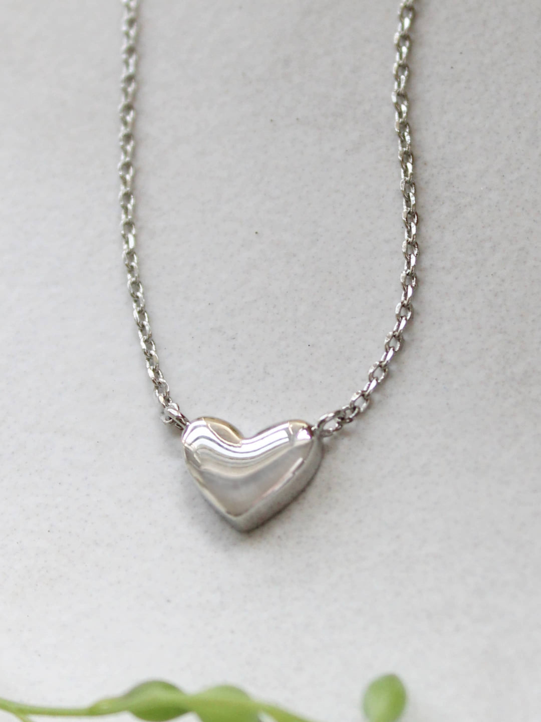 Mini Puffy Heart Necklace