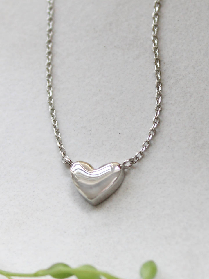Mini Puffy Heart Necklace