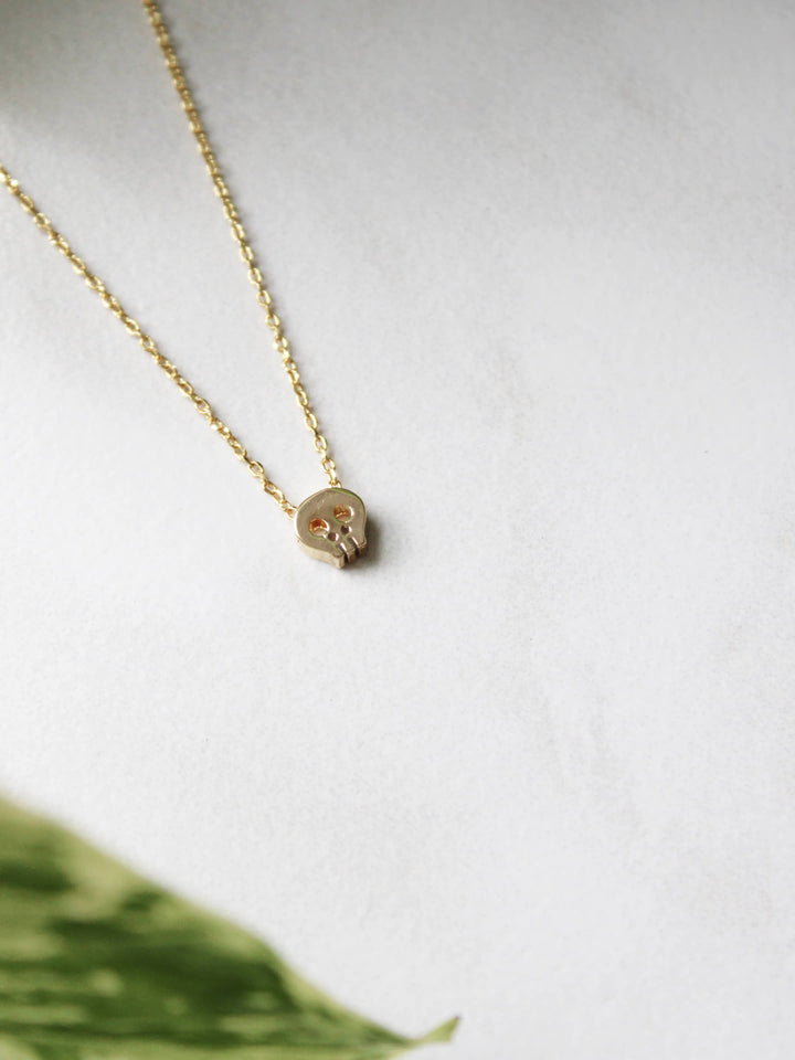 Minimalist Skull Necklace