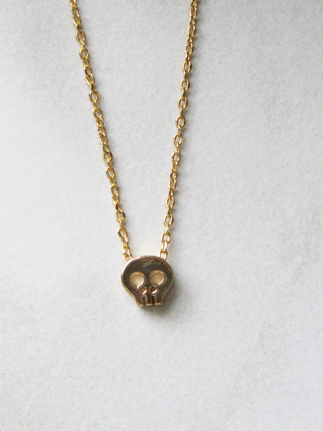Minimalist Skull Necklace