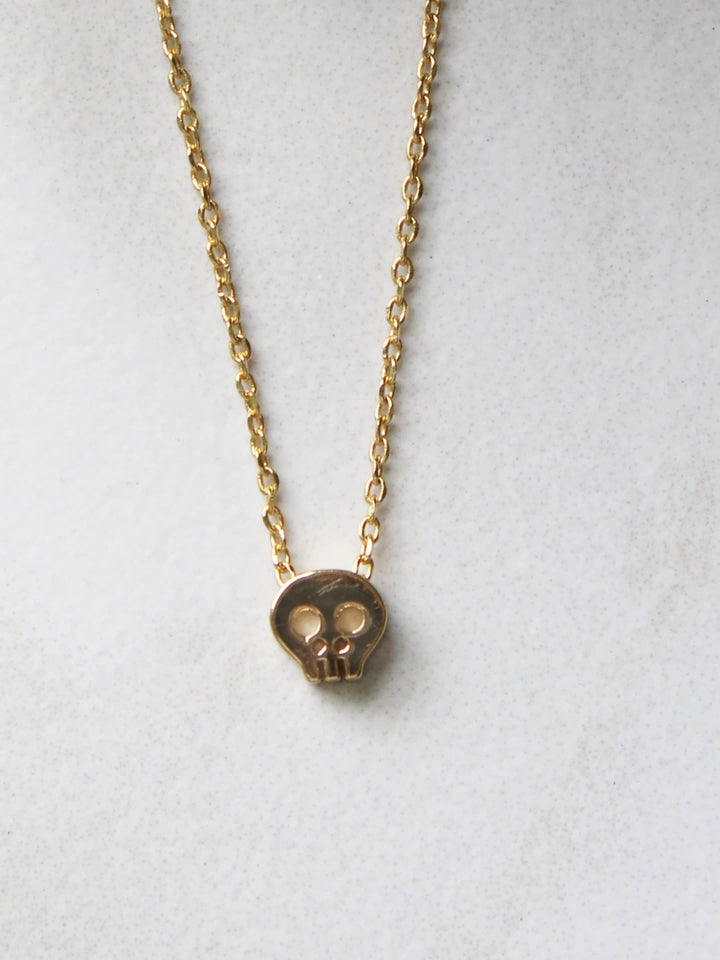 Minimalist Skull Necklace