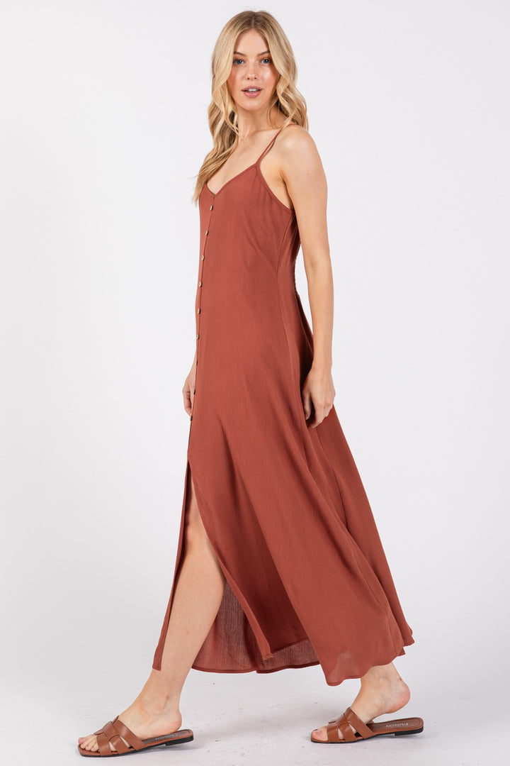 Naomi Gauze Midi Dress