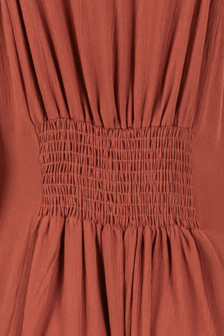 Naomi Gauze Midi Dress